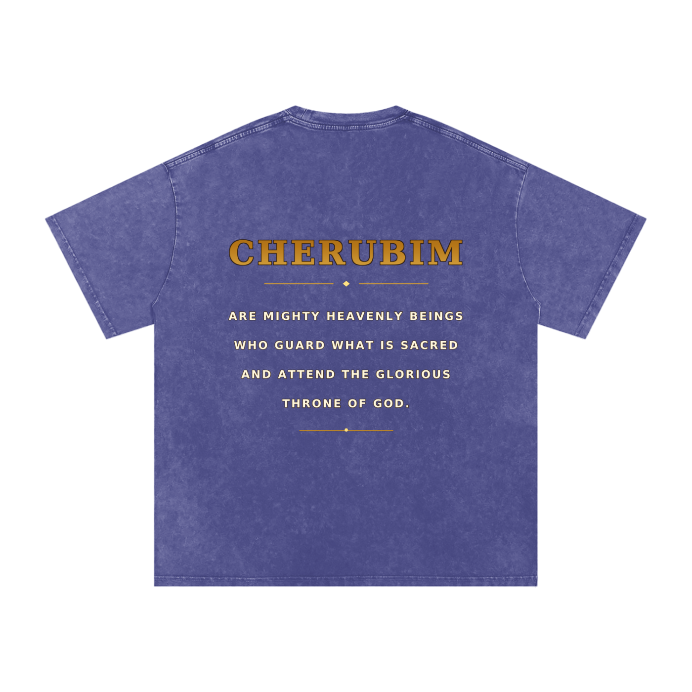 Jubilore Cherubim Snow Washed Oversized Cotton T-Shirt