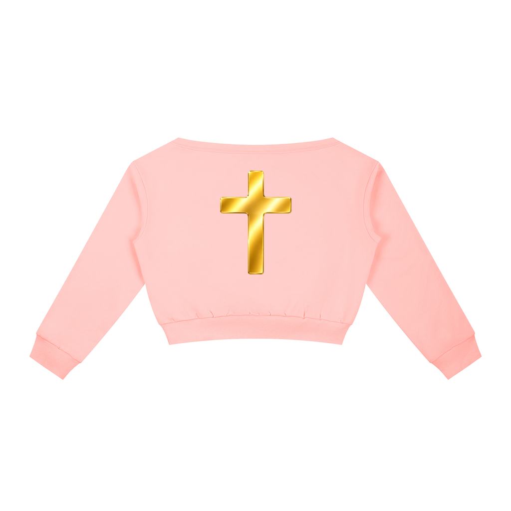 Jubiloré "BCA" Women's Off-Shoulder Sweatshirt