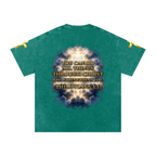 Jubilore "Christ Saves" Snow Washed Oversized Cotton T-Shirt