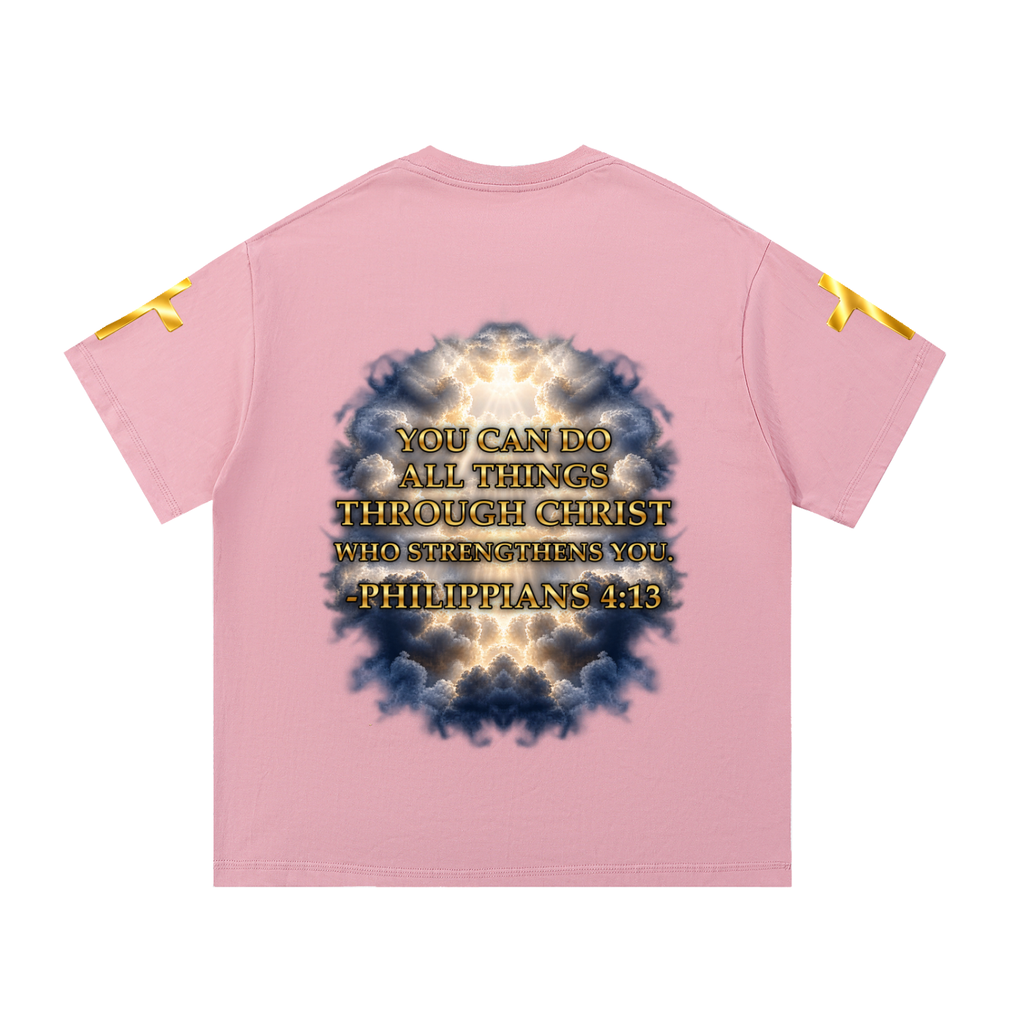 Jubilore "Christ Saves" Essential Cotton T-Shirt