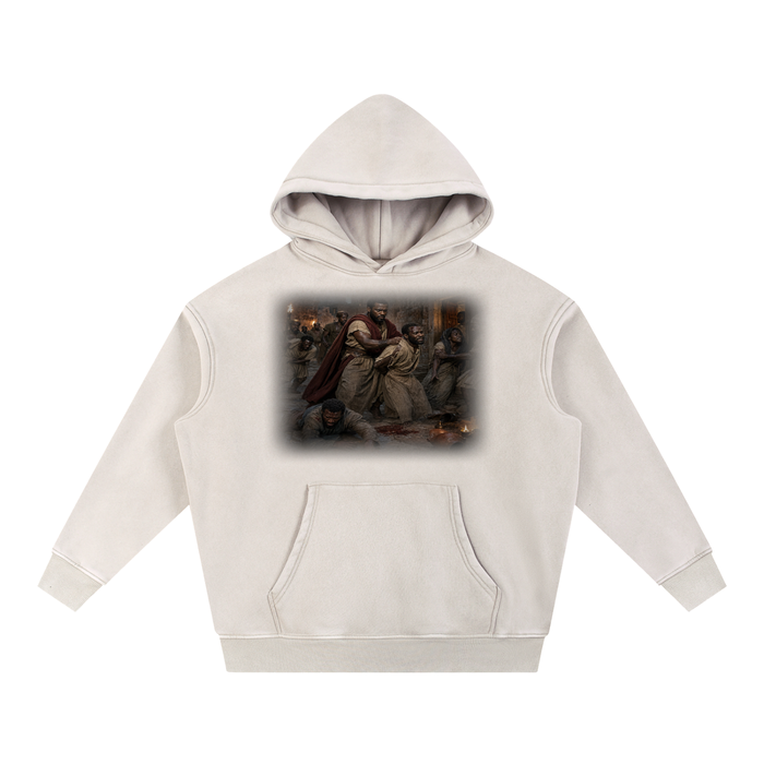Jubilore "Paul" Snow Wash Fleece Oversize Hoodie