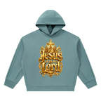 Jubilore "Jesus Is LORD" Unisex Heavyweight Fleece Boxy Hoodie