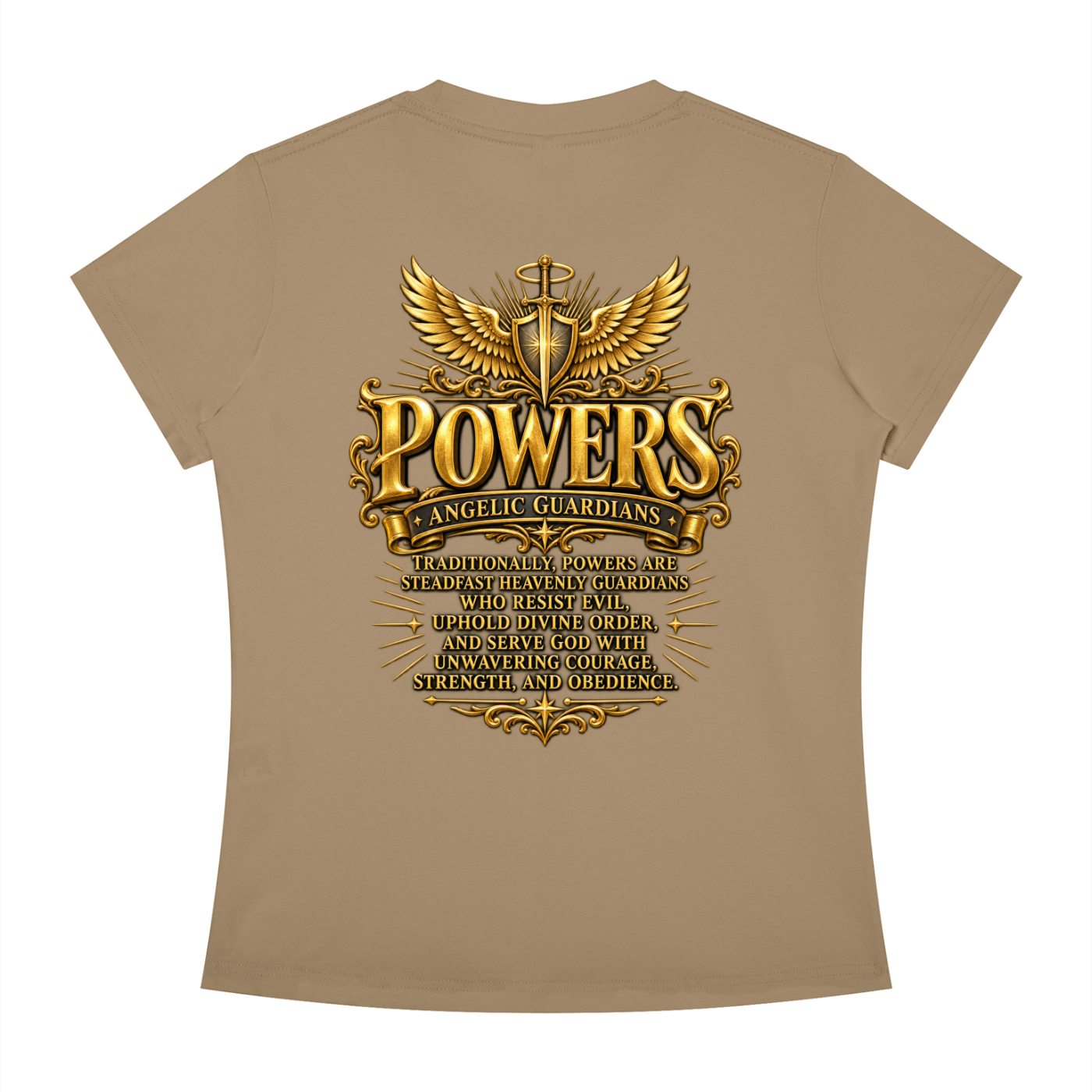 Jubiloré "Powers" Women's Slim Fit Crewneck T-Shirt