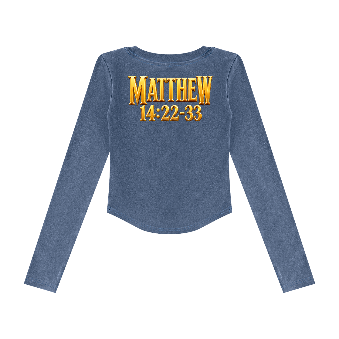 Jubilore "Jesus Walks On Water" Women’s Vintage Wash Crop T-Shirt