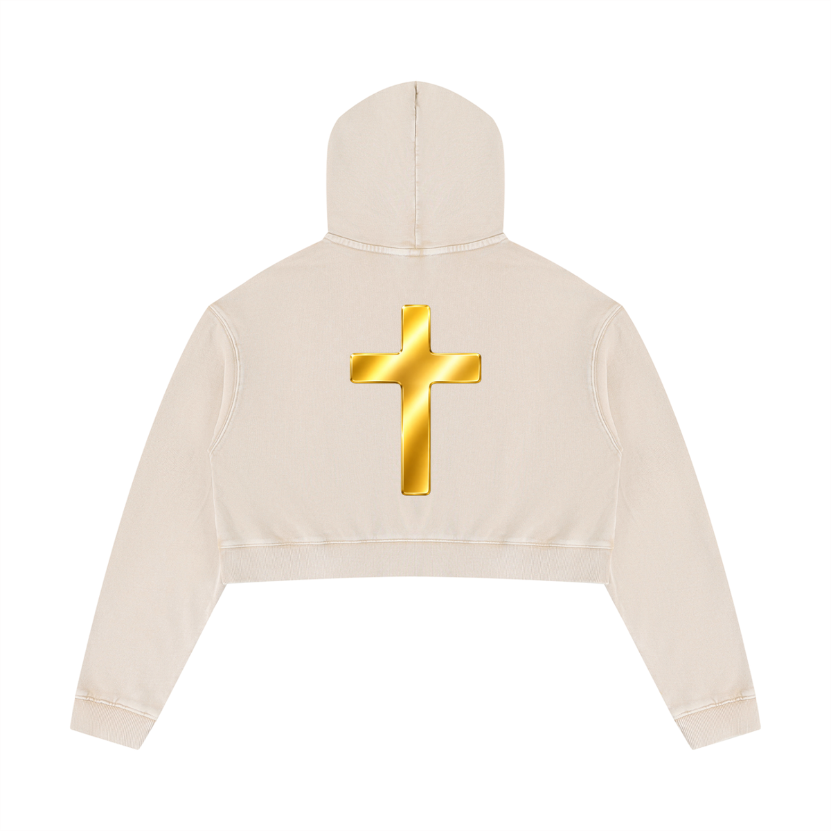 Jubiloré "BCA" Women’s Mineral Washed Crop Hoodie