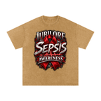 Jubilore "SA" Snow Washed Oversized Cotton T-Shirt