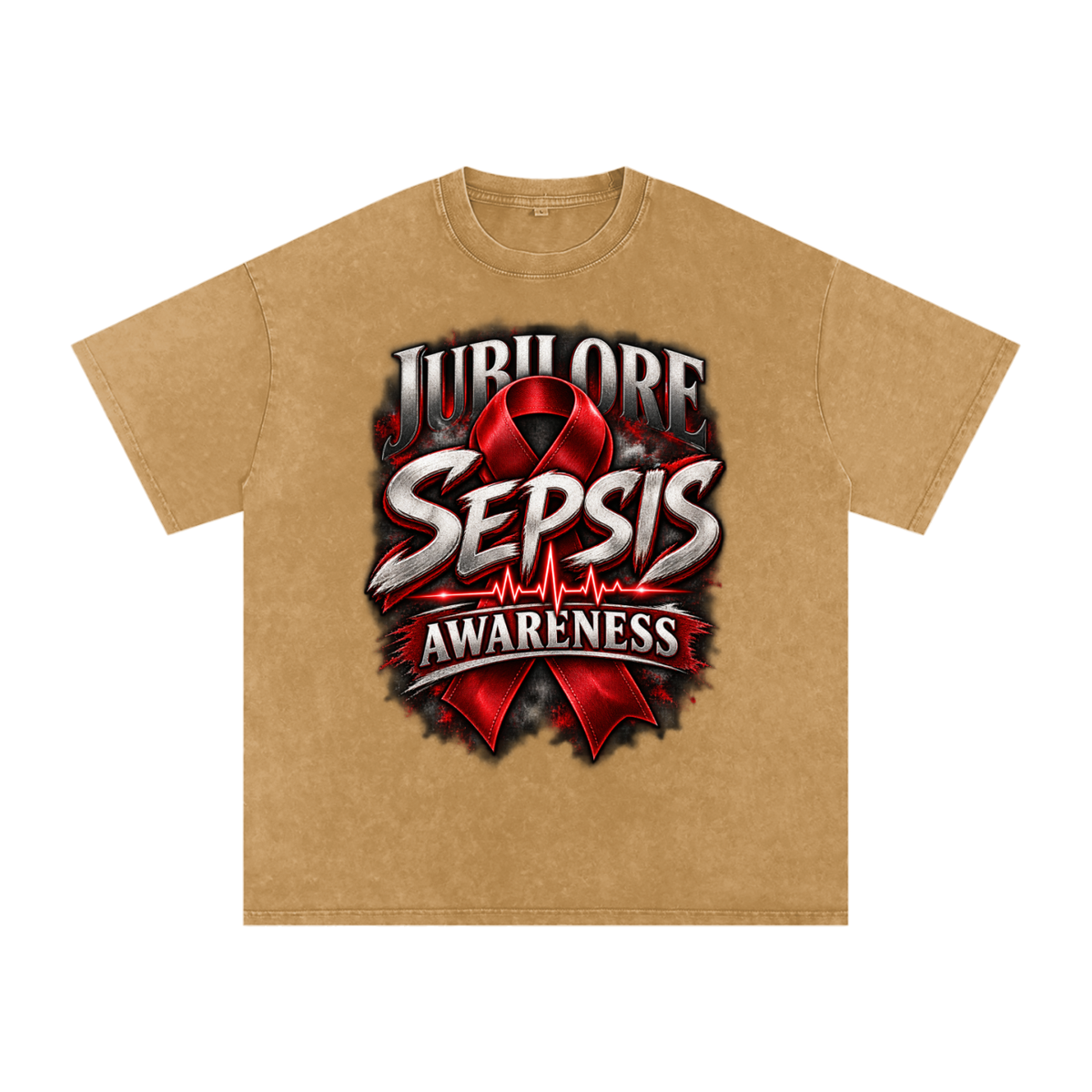 Jubilore "SA" Snow Washed Oversized Cotton T-Shirt