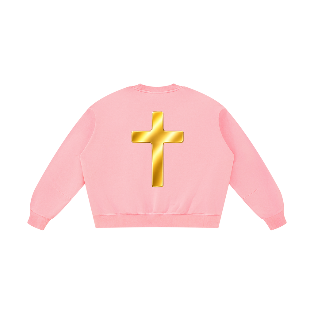 Jubilore "DVA" Unisex Boxy Vintage Washed Sweatshirt