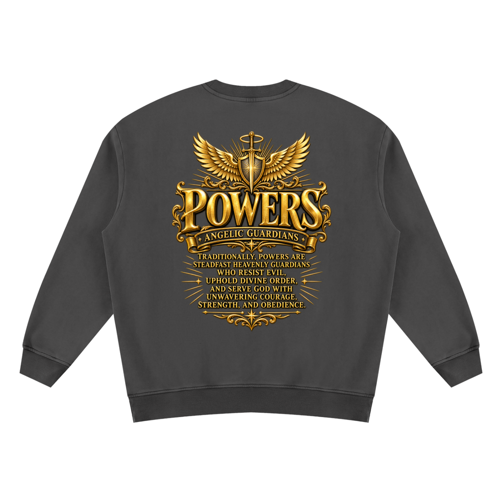 Jubilore "Powers" Unisex Vintage Wash Fleece Sweatshirt