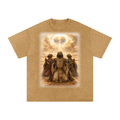 Jubilore "Three Wise Men" Snow Washed Oversized Cotton T-Shirt