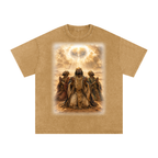 Jubilore "Three Wise Men" Snow Washed Oversized Cotton T-Shirt