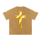 Jubilore "Jesus Is LORD" Snow Washed Oversized Cotton T-Shirt