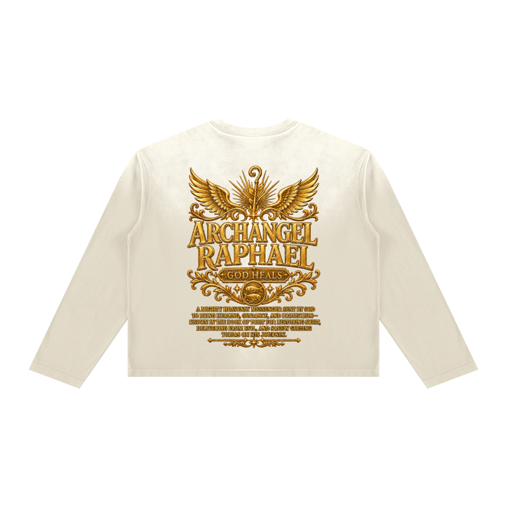 Jubilore "Raphael" Unisex Sunfade Boxy Long Sleeve T-Shirt