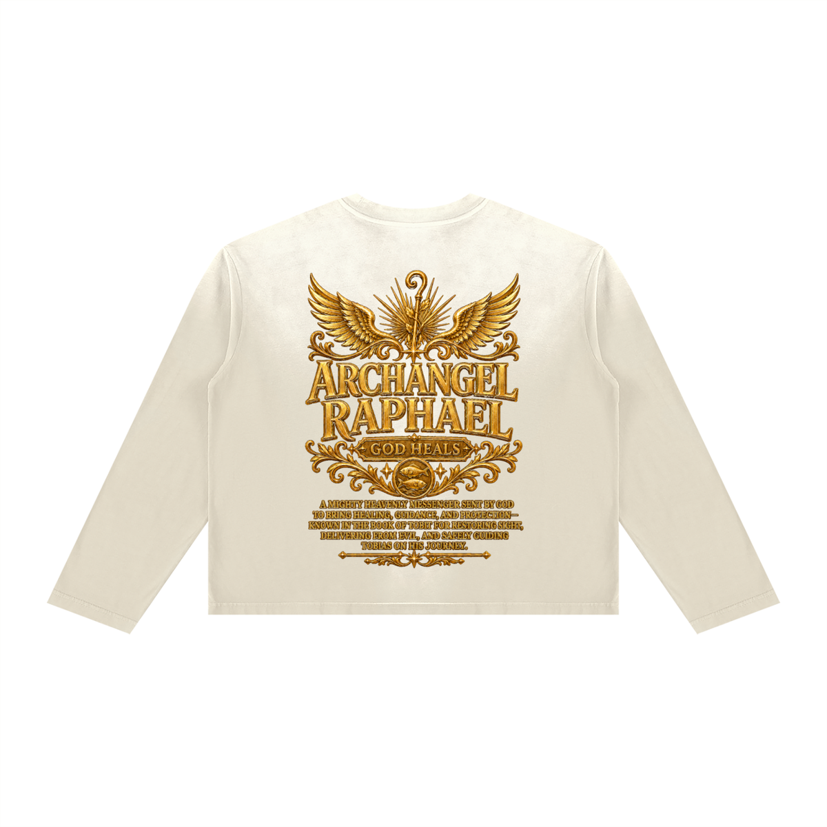 Jubilore "Raphael" Unisex Sunfade Boxy Long Sleeve T-Shirt