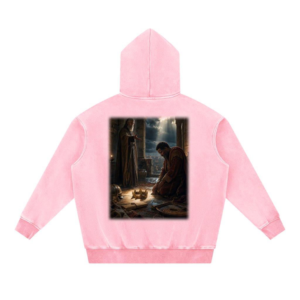 Jubilore "David" Snow Wash Fleece Oversize Hoodie