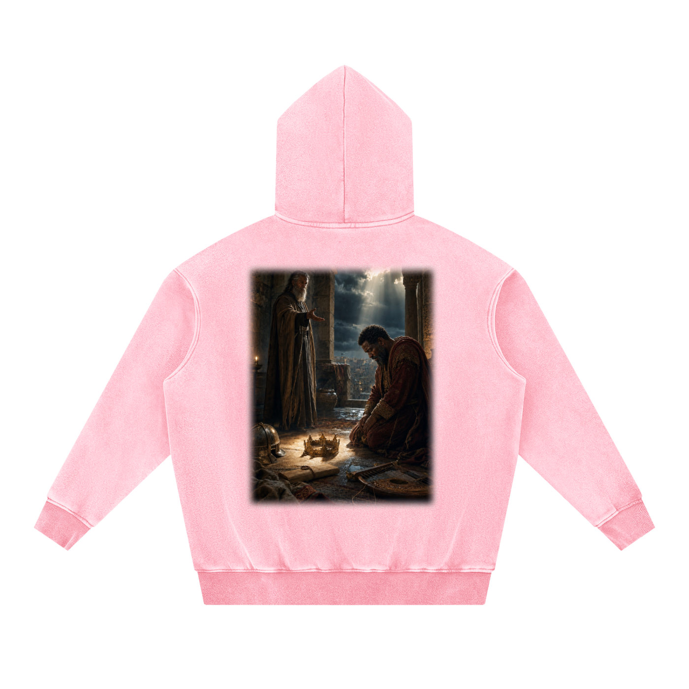 Jubilore "David" Snow Wash Fleece Oversize Hoodie
