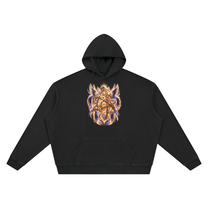 Jubilore Thrones Unisex Vintage Wash Boxy Hoodie