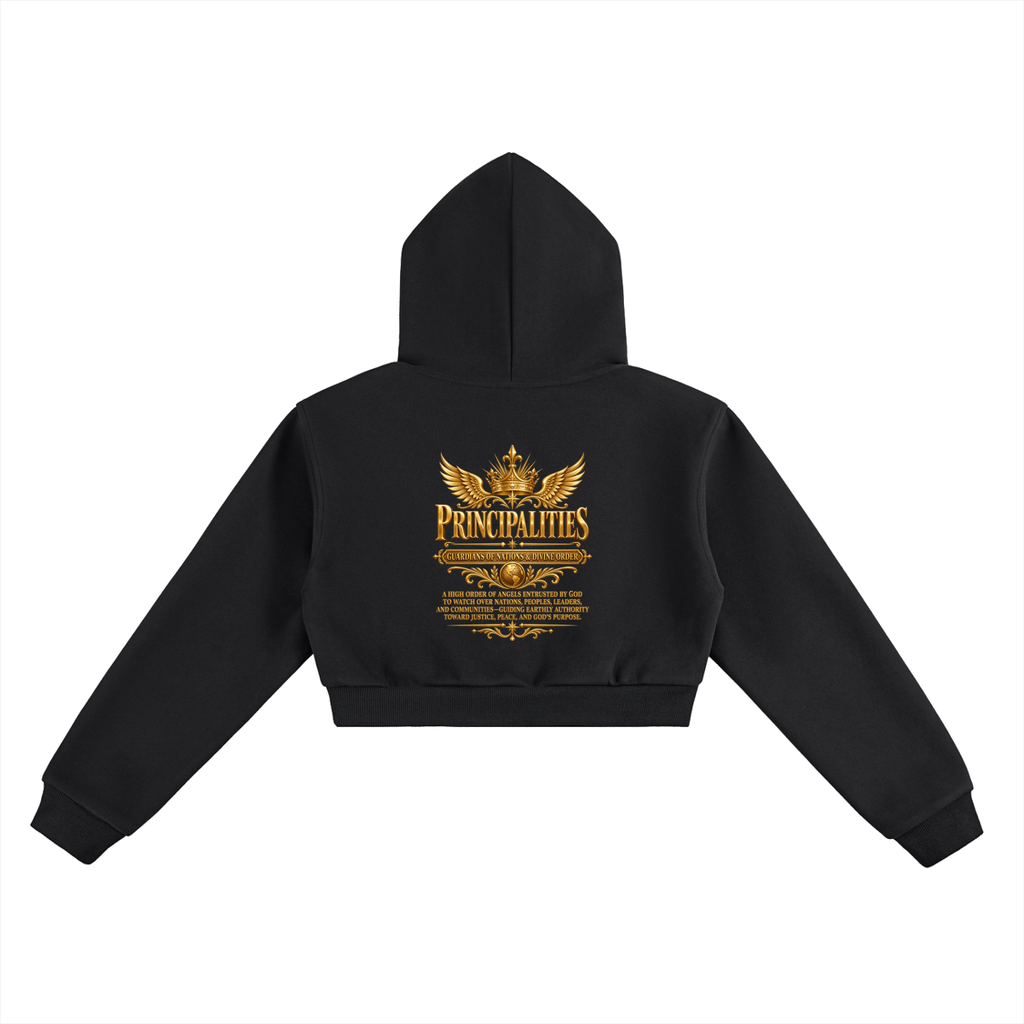 Jubiloré "Principalities" Essential Cropped Hoodie