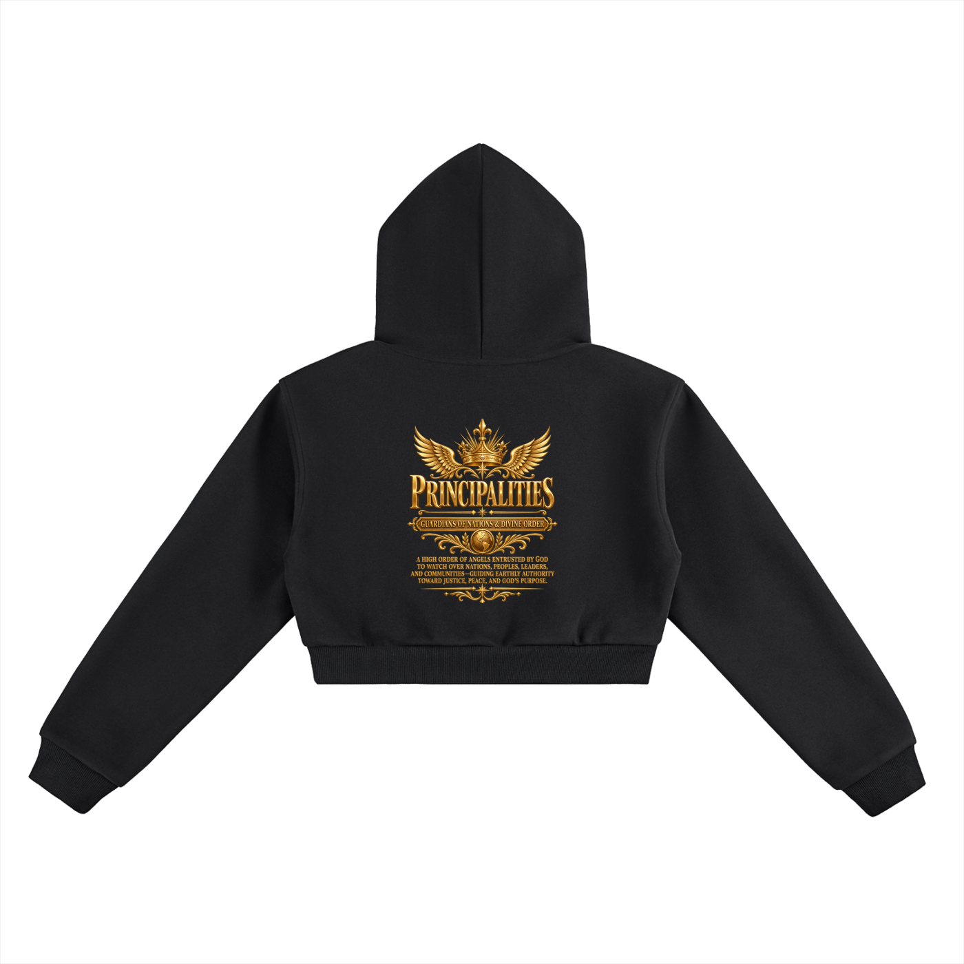 Jubiloré "Principalities" Essential Cropped Hoodie