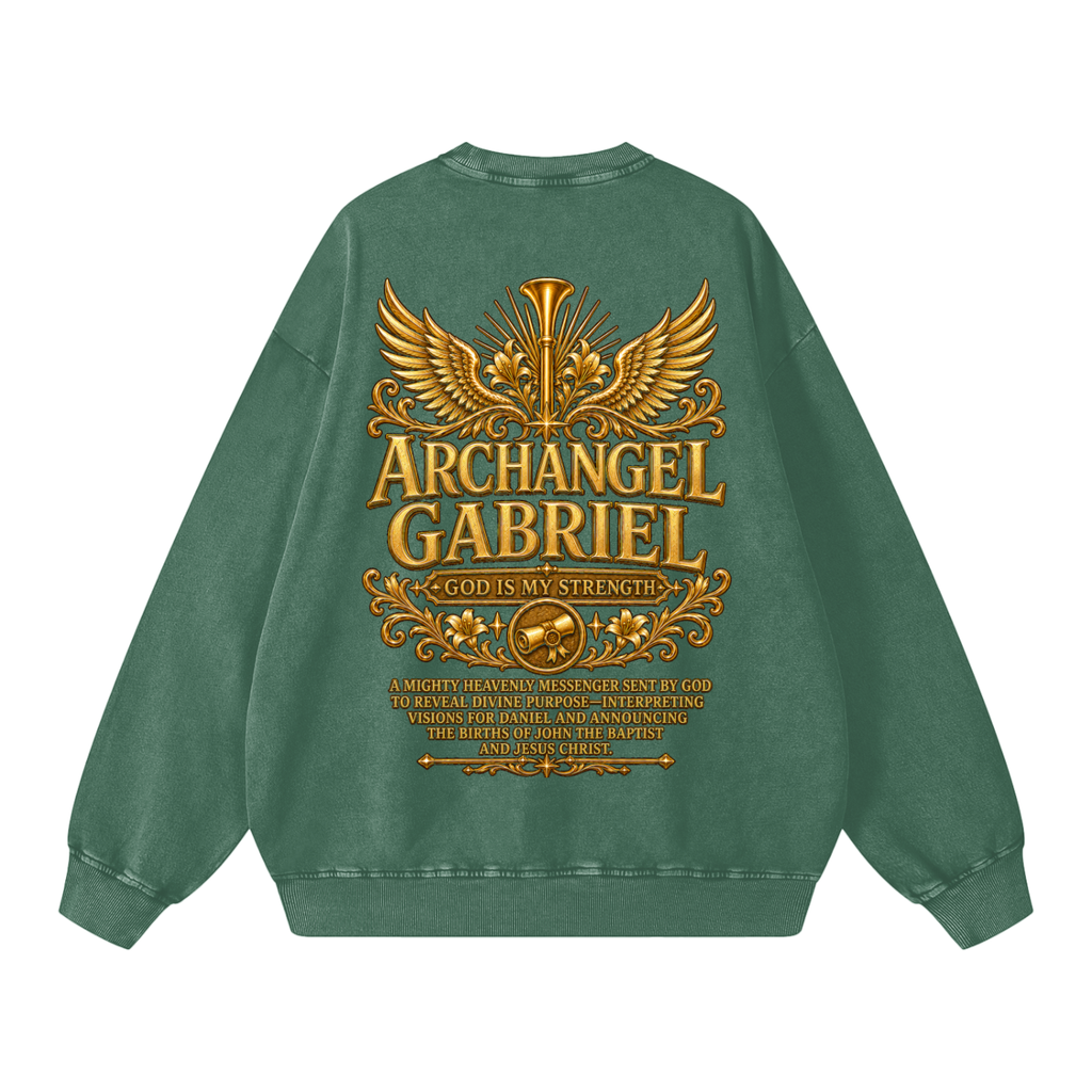 Jubilore "Gabriel" Snow Washed Oversized Sweatshirt