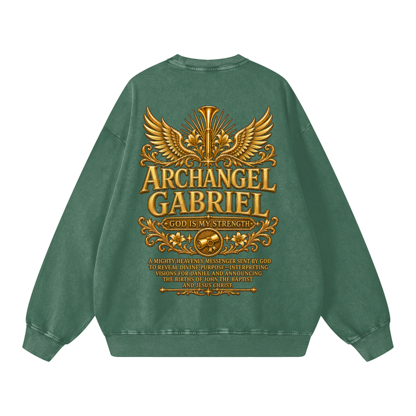Jubilore "Gabriel" Snow Washed Oversized Sweatshirt