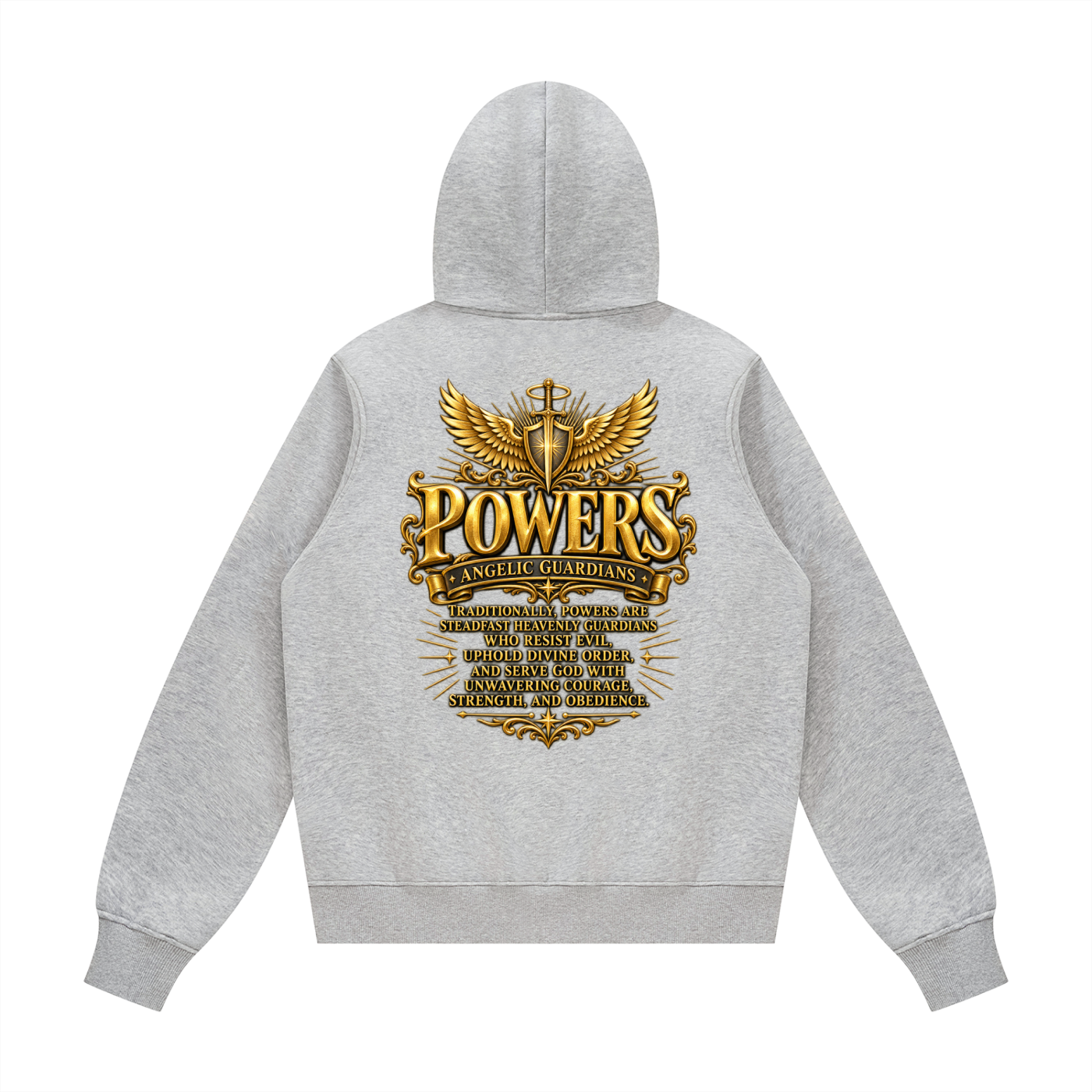 Jubilore "Powers" Unisex Fleece Regular Shoulder Hoodie