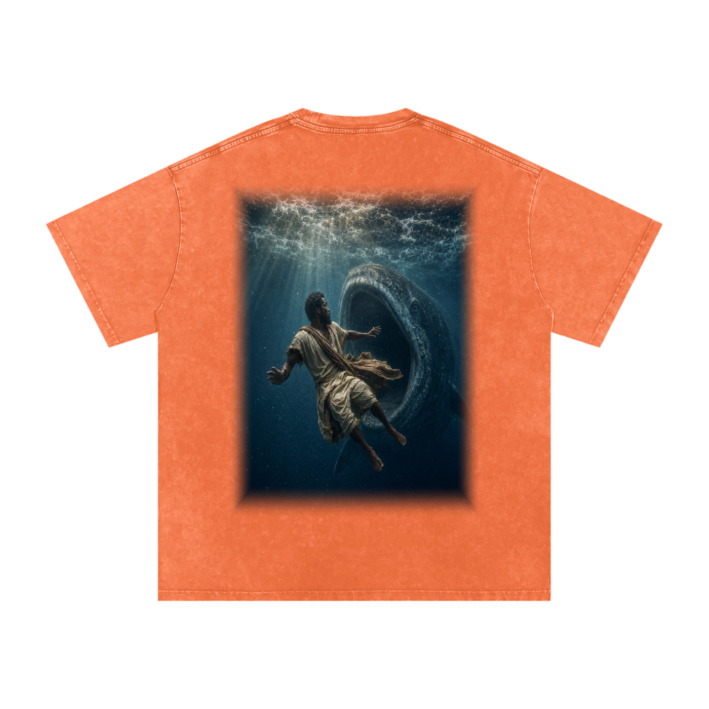 Jubilore "Jonah" Snow Washed Oversized Cotton T-Shirt