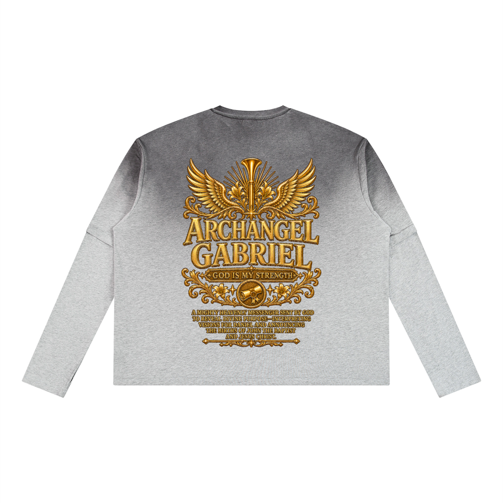 Jubilore "Gabriel" Unisex Vintage Wash Layered T-Shirt