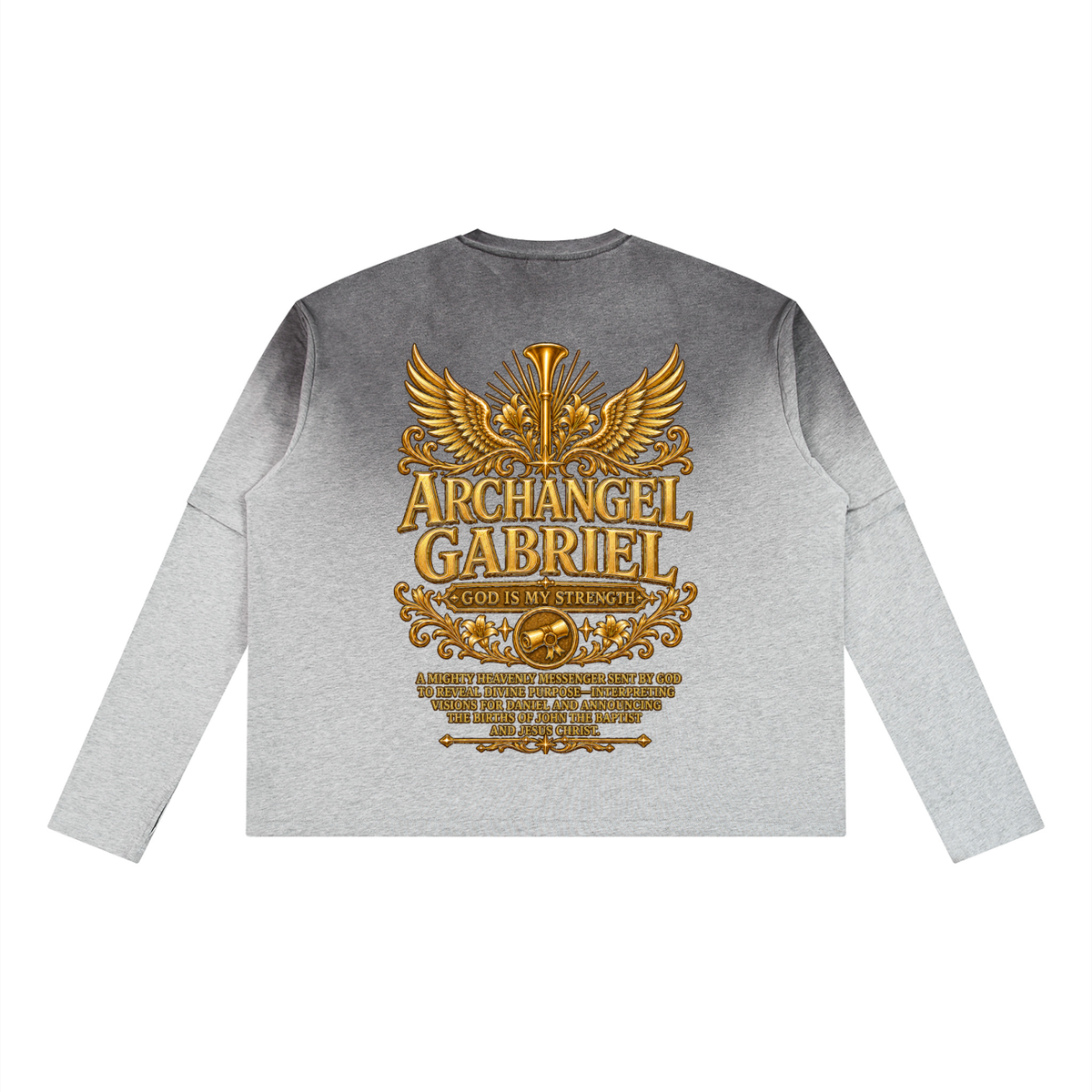 Jubilore "Gabriel" Unisex Vintage Wash Layered T-Shirt