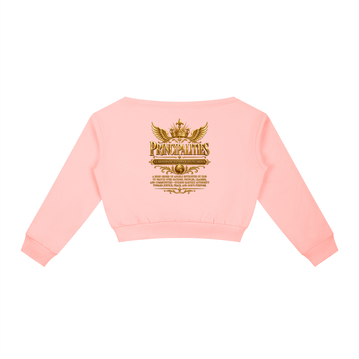 Jubiloré "Principalities" Women's Off-Shoulder Sweatshirt