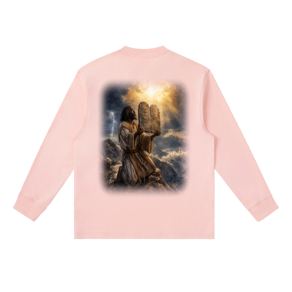 Jubilore “Moses” Essential Crewneck Long-Sleeve T-Shirt