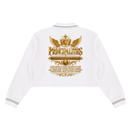 Jubiloré "Principalities" Women’s Crop Collared Sweatshirt