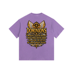 Jubilore "Dominions" Vintage Washed Oversized Cotton T-Shirt