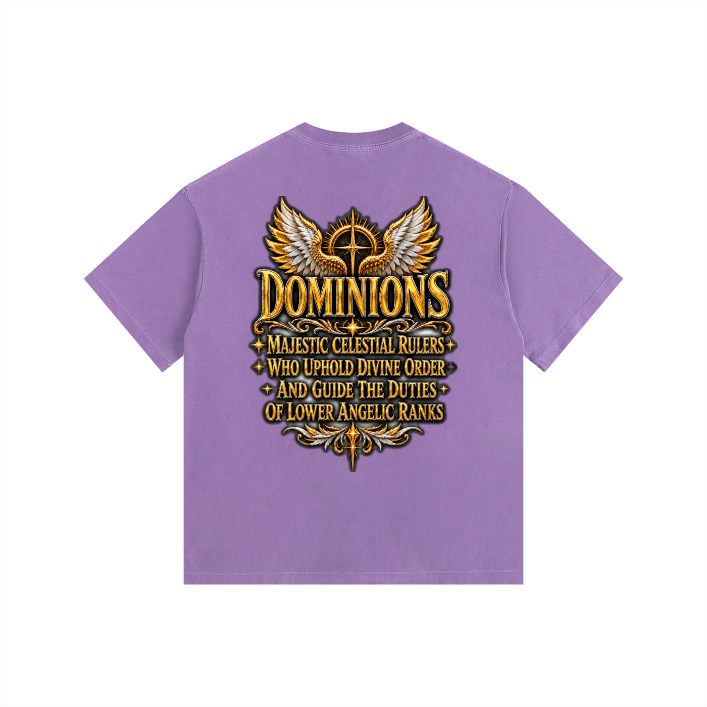 Jubilore "Dominions" Vintage Washed Oversized Cotton T-Shirt