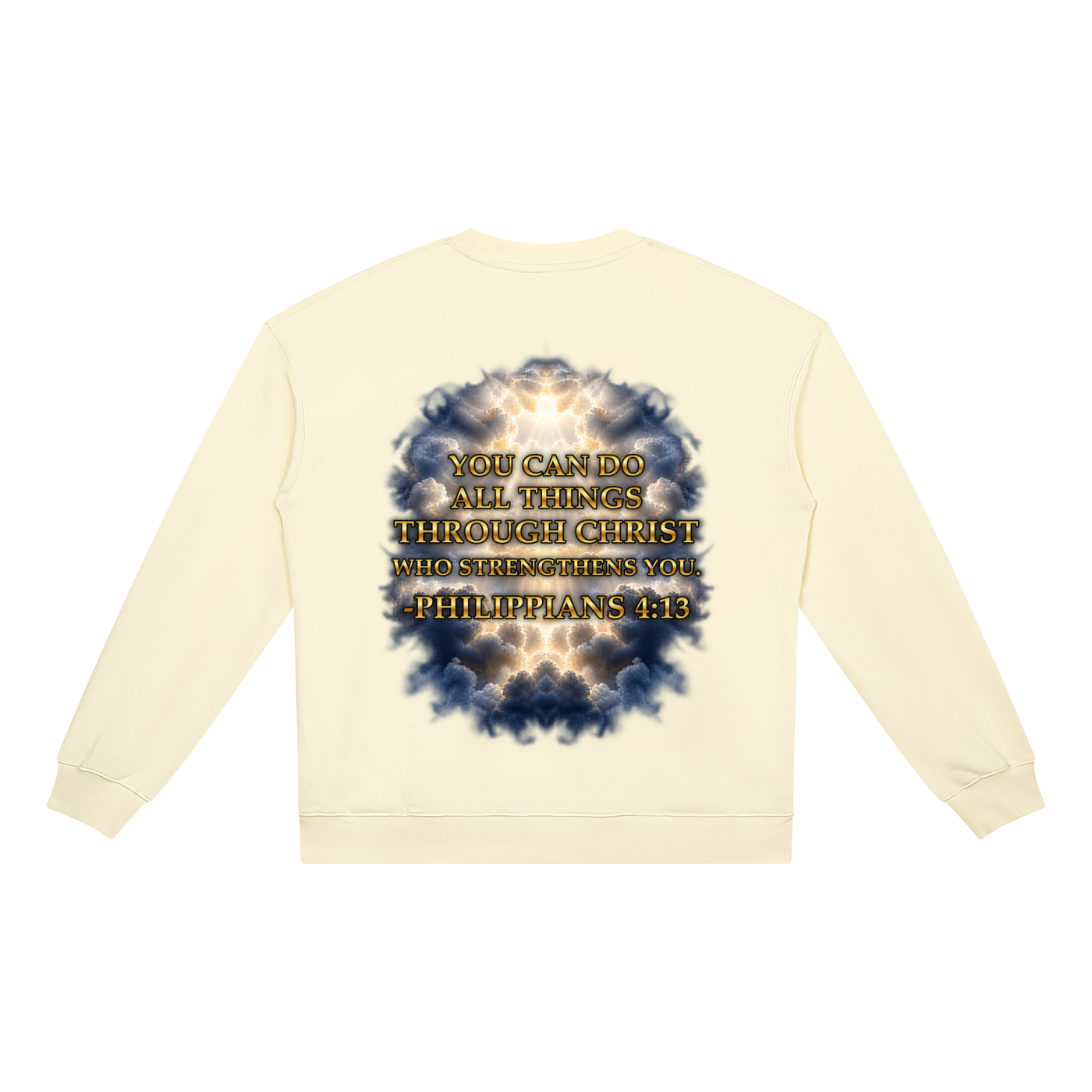 Jubilore "Christ Saves" Unisex Heavyweight Crewneck Sweatshirt