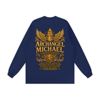 Jubilore "Michael" Unisex Raw Hem Long Sleeve T-Shirt