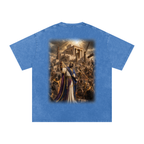 Jubilore “Solomon” Snow Washed Oversized Cotton T-Shirt