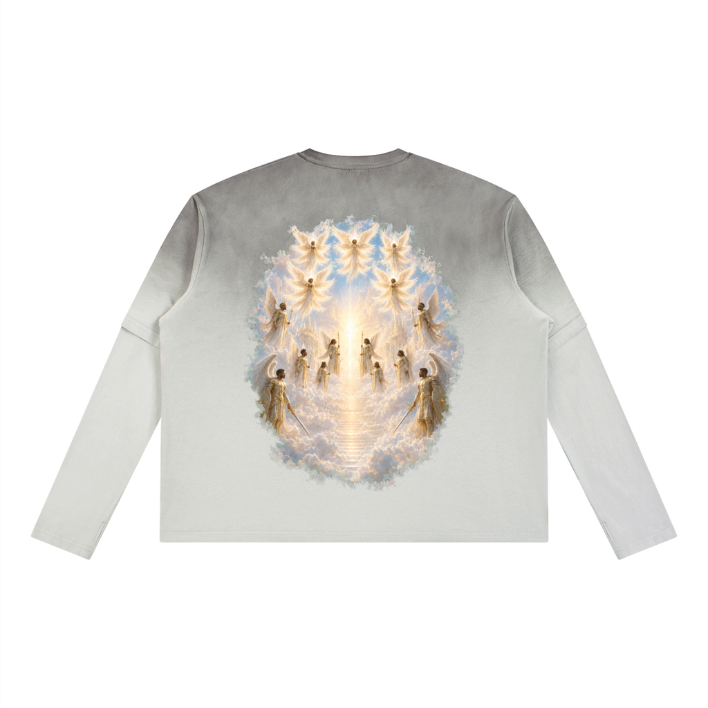 Jubilore Unisex Vintage Wash Layered T-Shirt