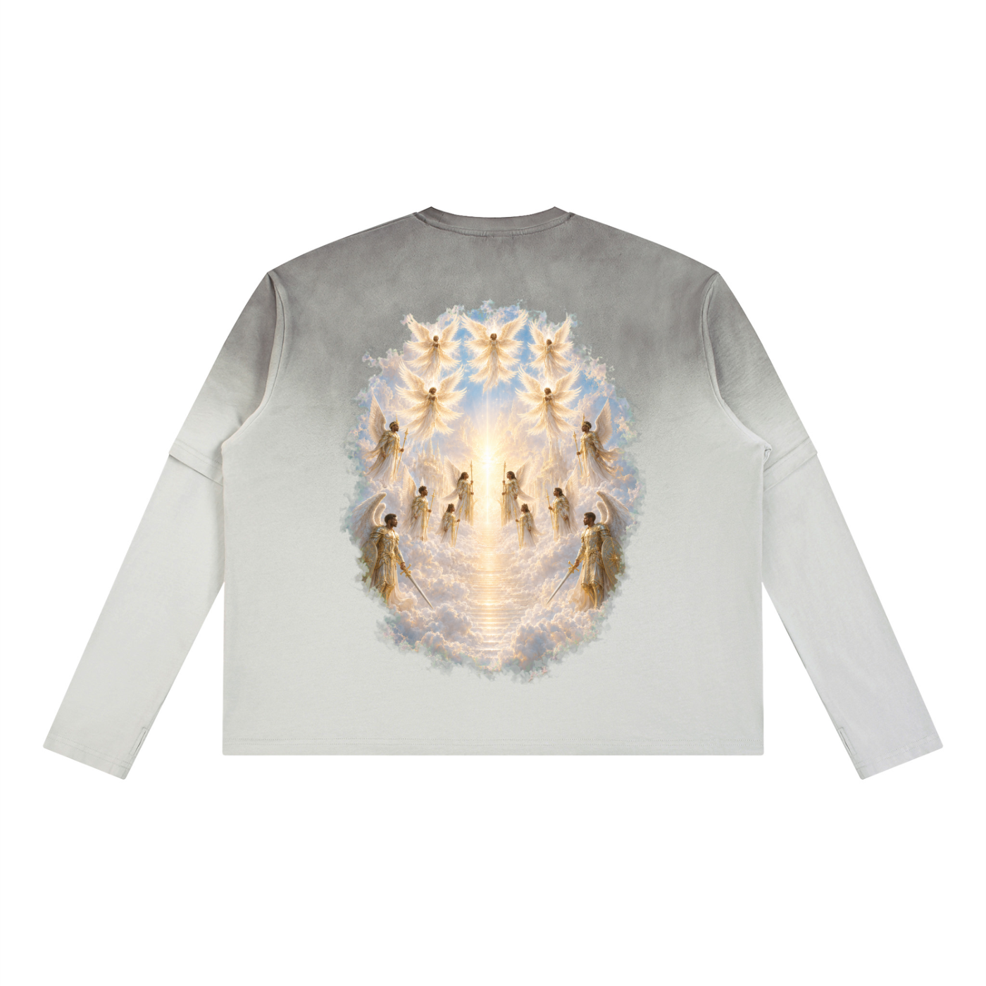 Jubilore Unisex Vintage Wash Layered T-Shirt