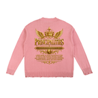 Jubilore "Principalities" Vintage Washed Hand-Frayed Sweater