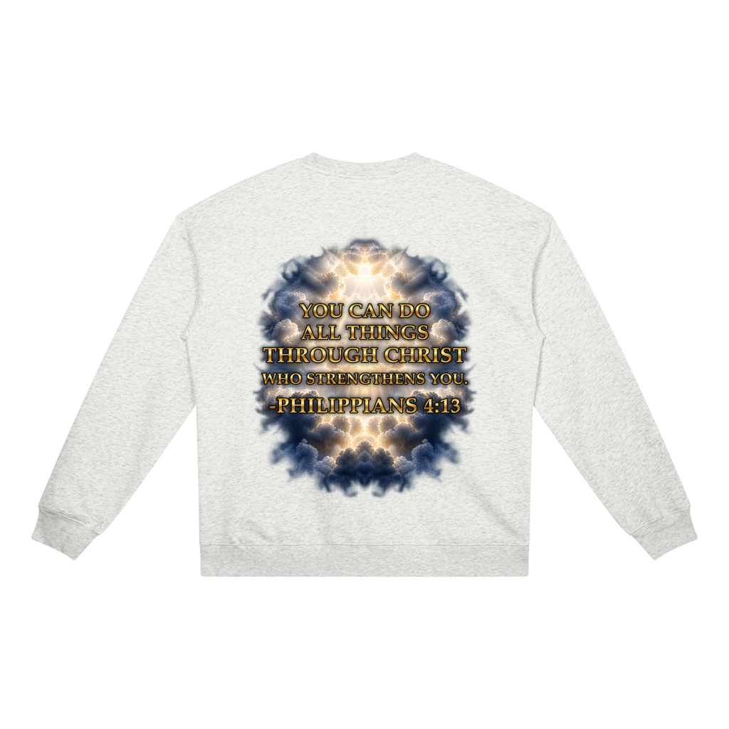Jubilore "Christ Saves" Unisex Heavyweight Crewneck Sweatshirt