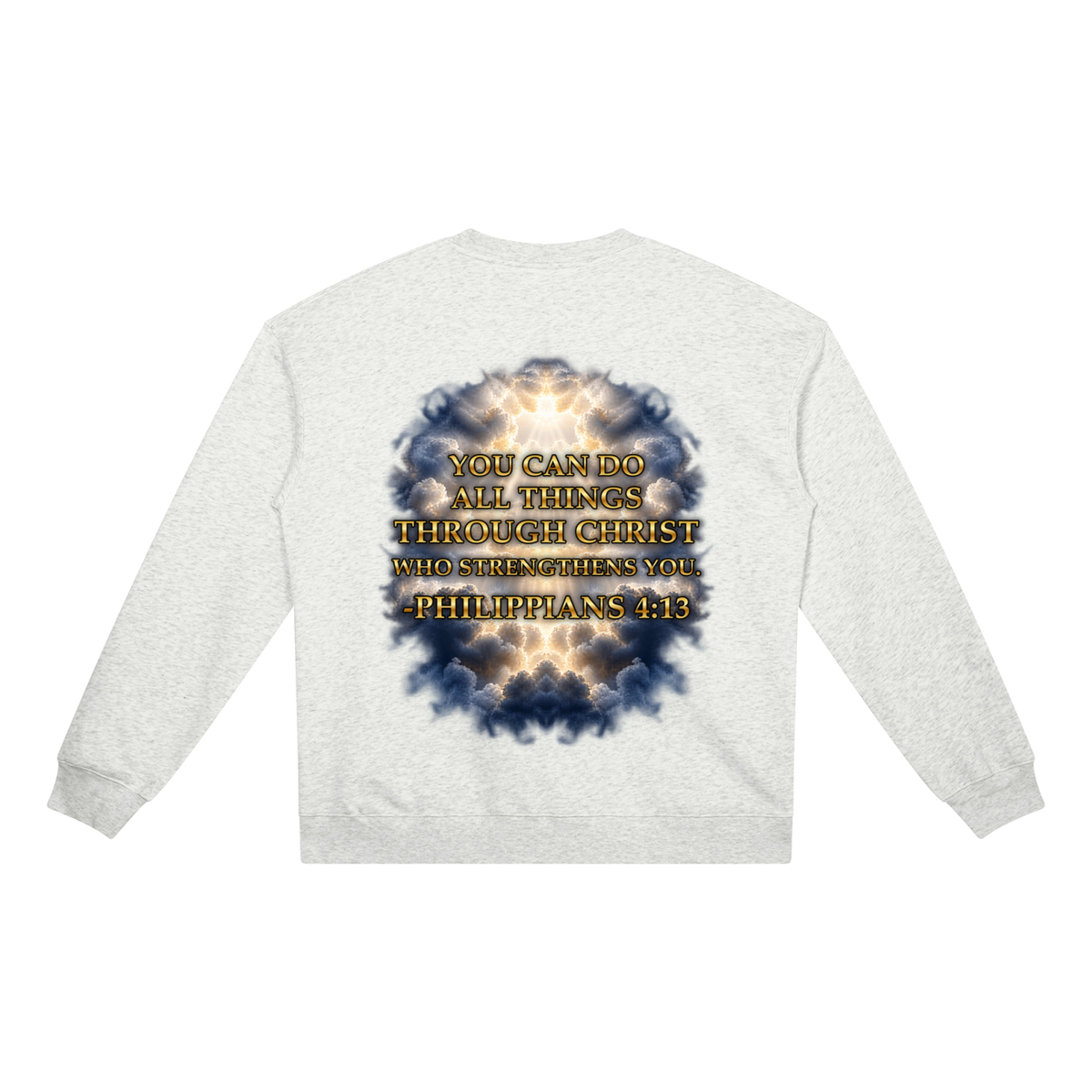 Jubilore "Christ Saves" Unisex Heavyweight Crewneck Sweatshirt
