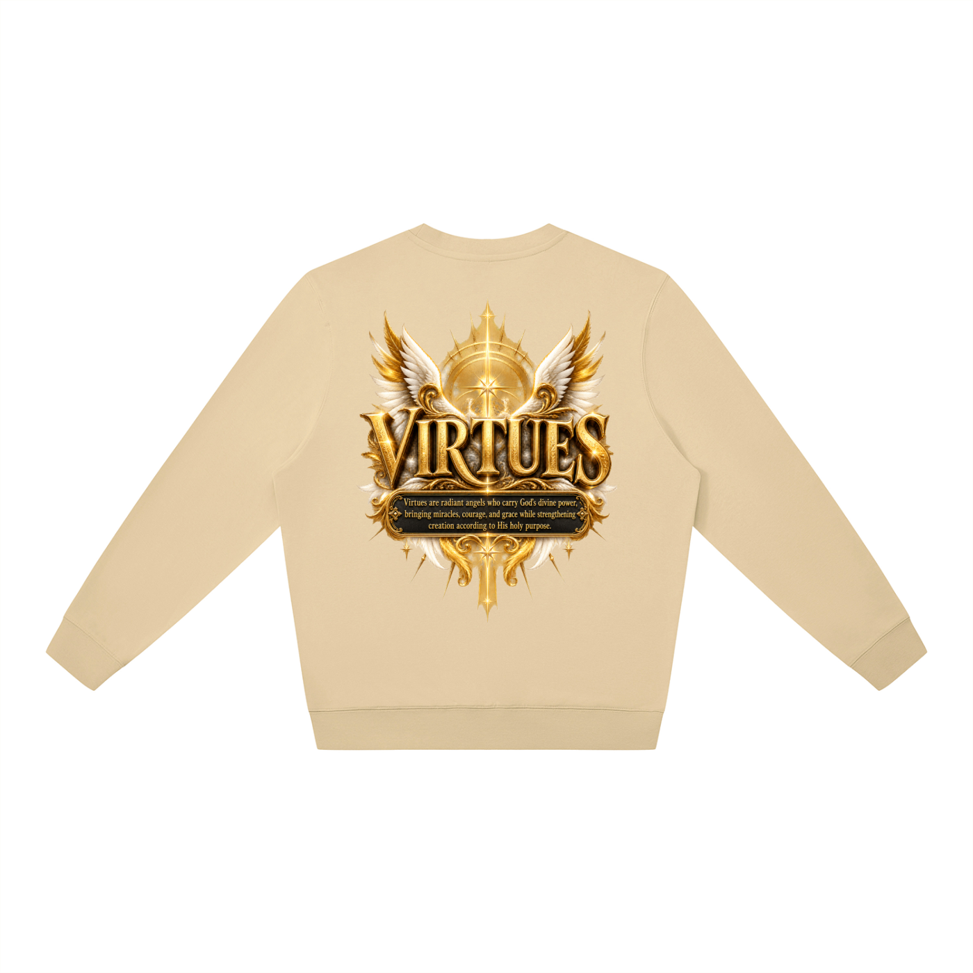Jubilore "Virtues" Unisex Oversized Crewneck Sweatshirt