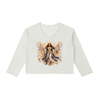 Jubiloré "Dominions" Women's Raw Hem Long Sleeve T-Shirt