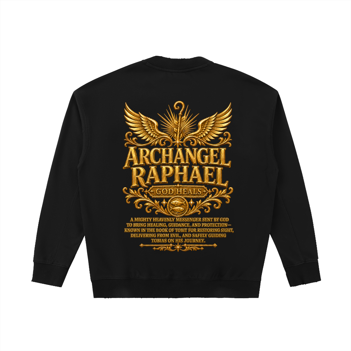 Jubilore "Raphael" Drop Shoulder Crewneck Sweatshirt