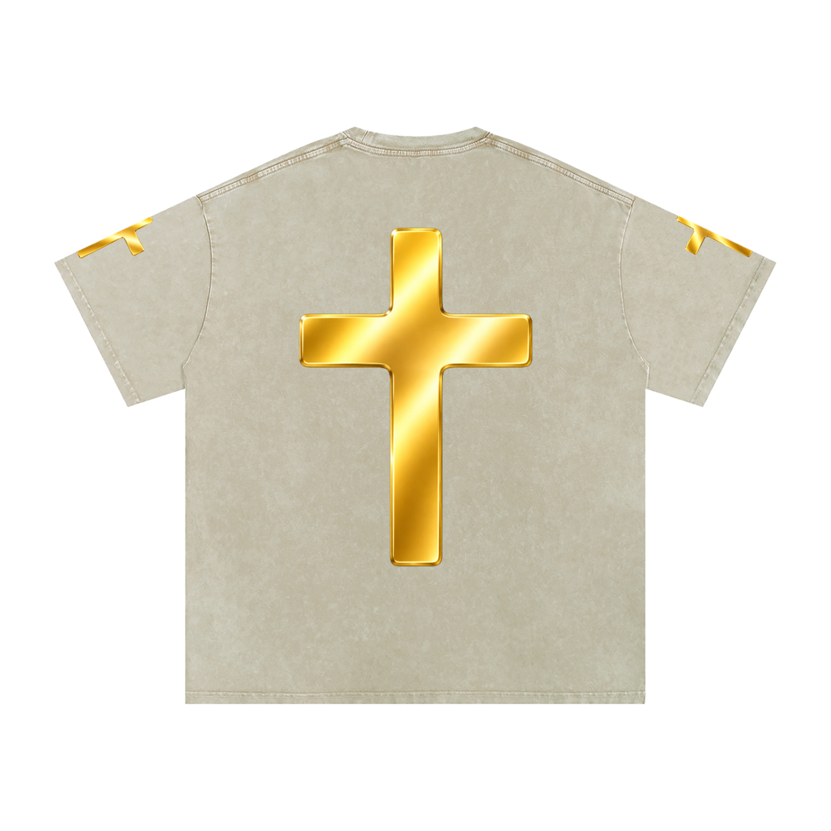 Jubilore "Jesus Is LORD" Snow Washed Oversized Cotton T-Shirt
