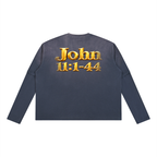 Jubilore "Jesus Resurrects Lazarus" Unisex Vintage Wash Layered T-Shirt