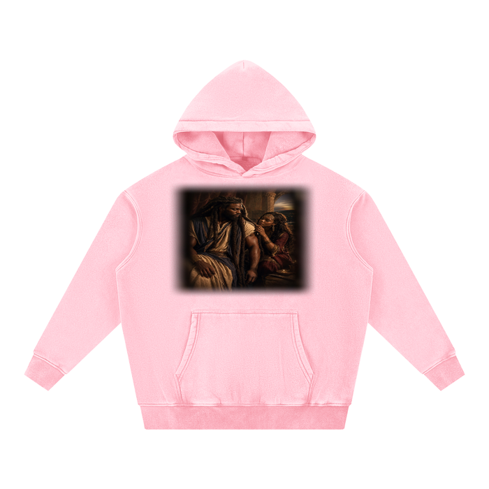 Jubilore "Samson" Snow Wash Fleece Oversize Hoodie