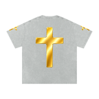 Jubilore "Jesus Is LORD" Snow Washed Oversized Cotton T-Shirt