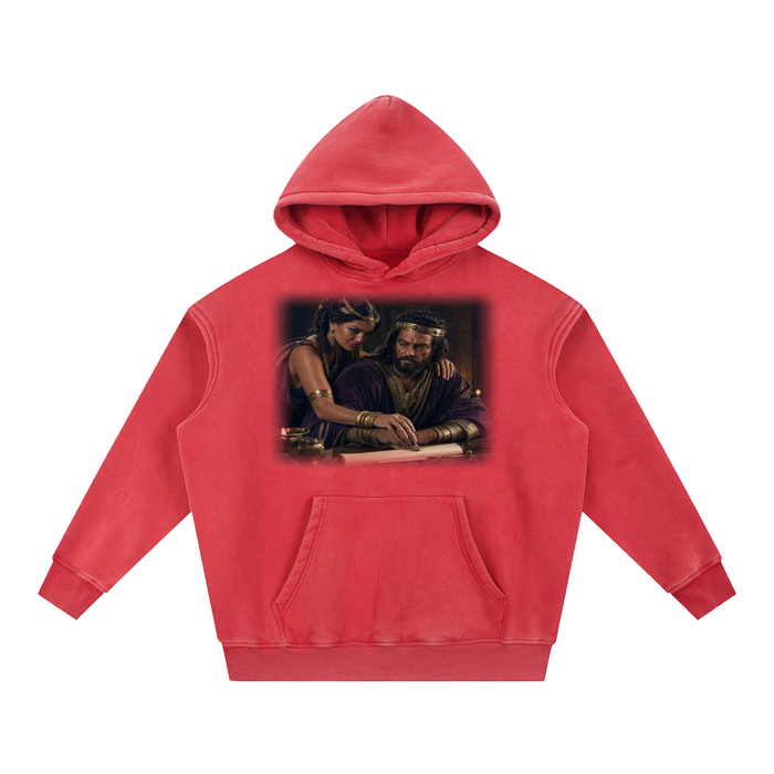 Jubilore "Jezebel" Snow Wash Fleece Oversize Hoodie
